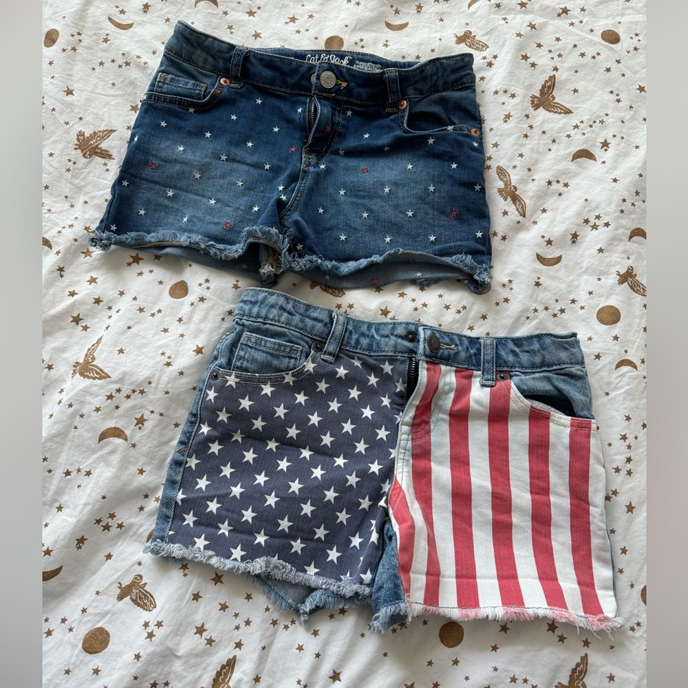Cat & Jack 4th of July Jean shorts